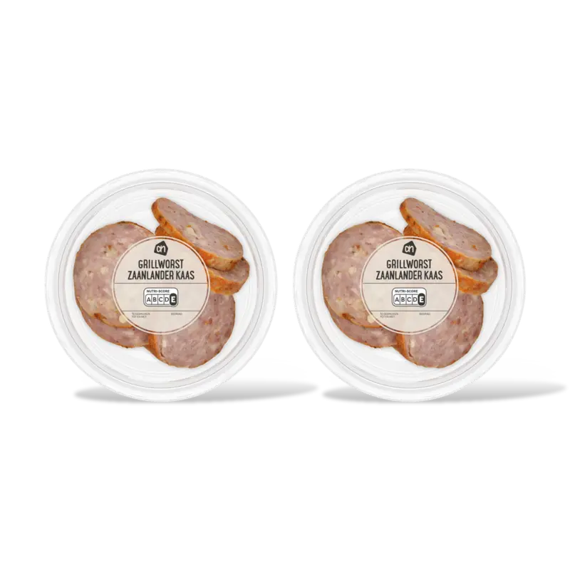 AH Grillworst Zaanlander kaas 2-pack