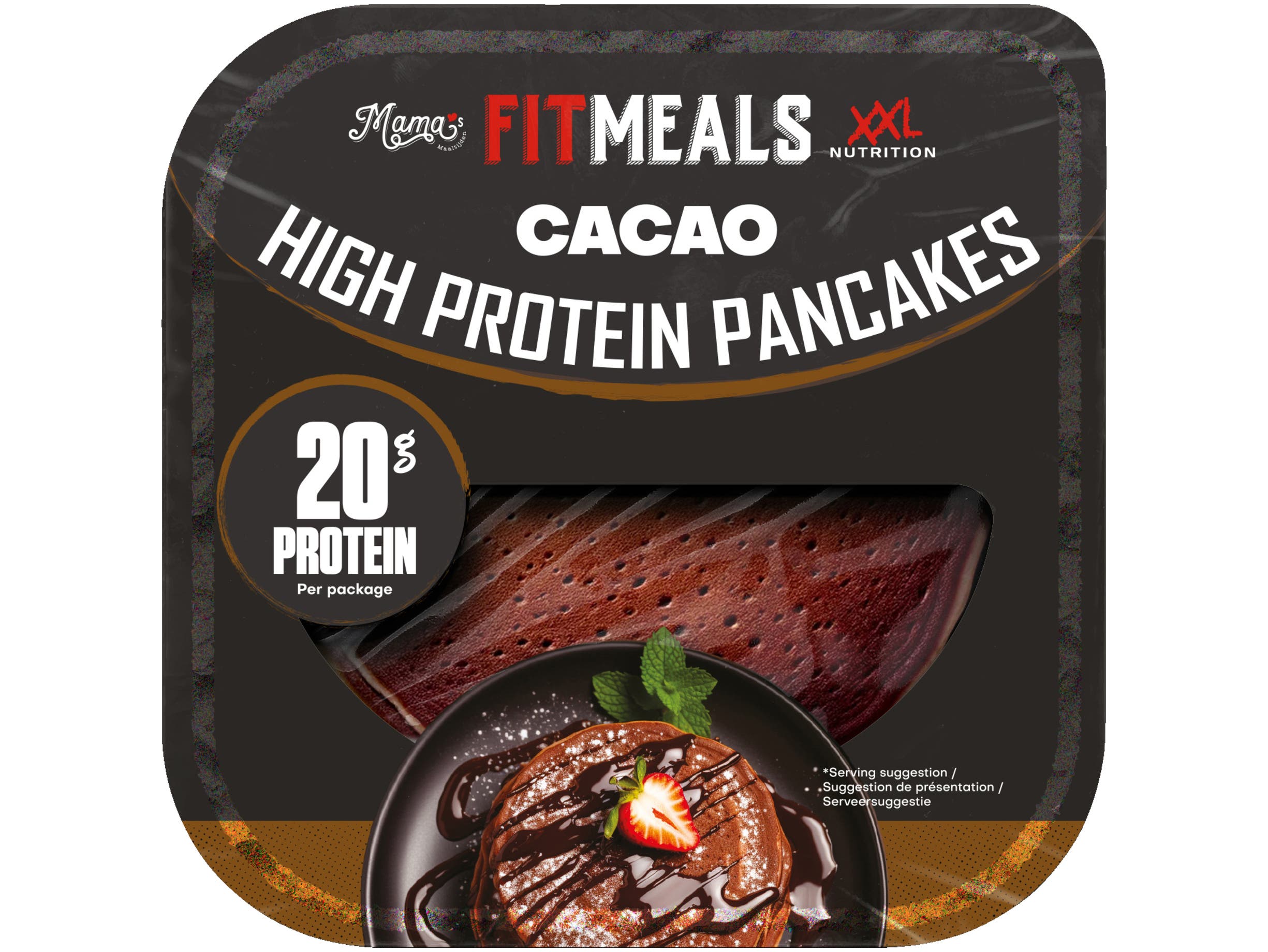 High protein pancakes cacao