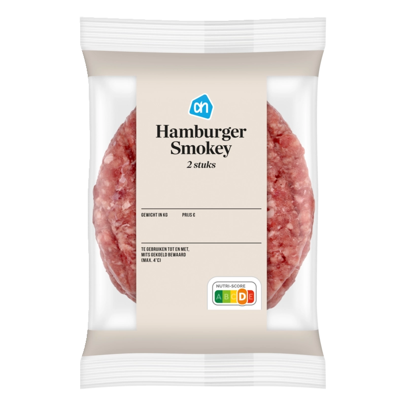 AH Burger smokey 2 stuks