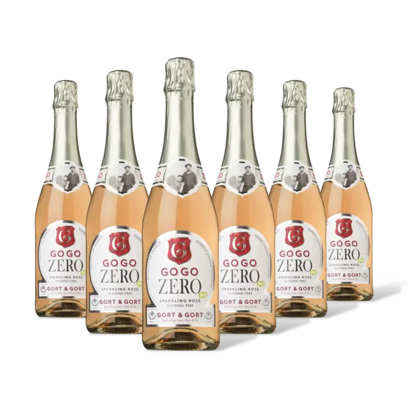 Gort & Gort Sparkling rosé alcoholvrij 6 flessen