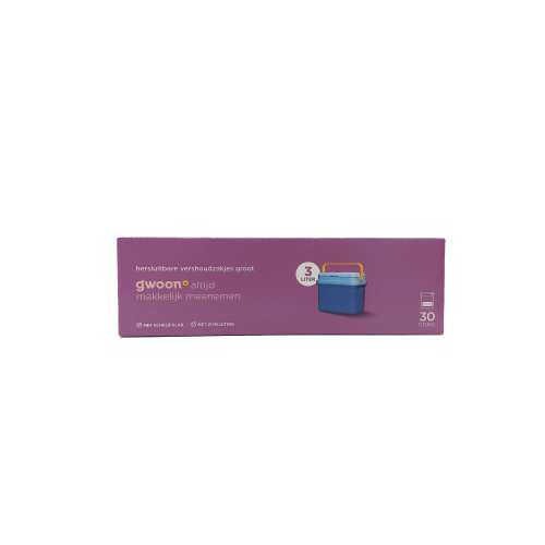 G'woon Hersluitbare slider 3 liter 30 st.