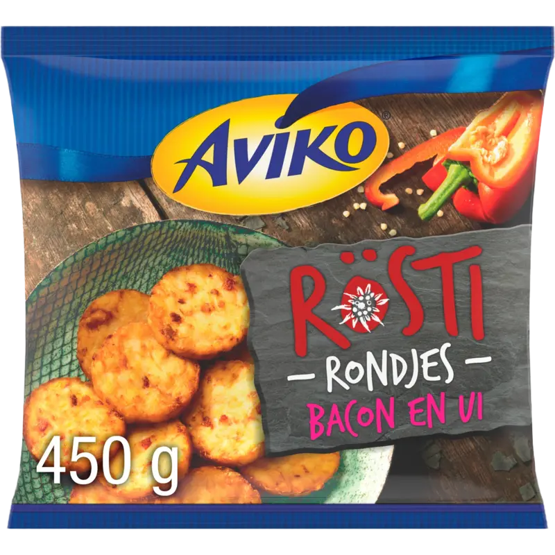 Aviko Rösti rondjes bacon & ui
