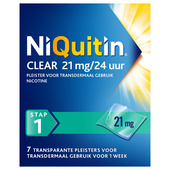 Niquitin pleisters 21 mg stoppen met roken