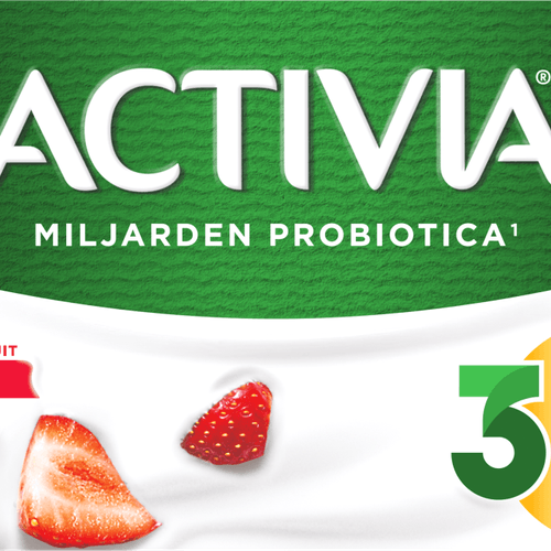 Activia Yoghurt aardbei
