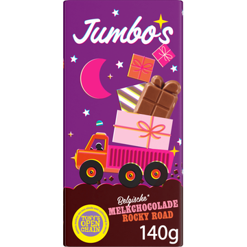 Jumbo's Belgische Melkchocolade Rocky Road 140 g