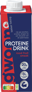 G'woon Proteïne Drink Rood Fruit
