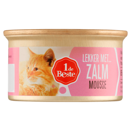 1 de Beste Kattenmousse zalm