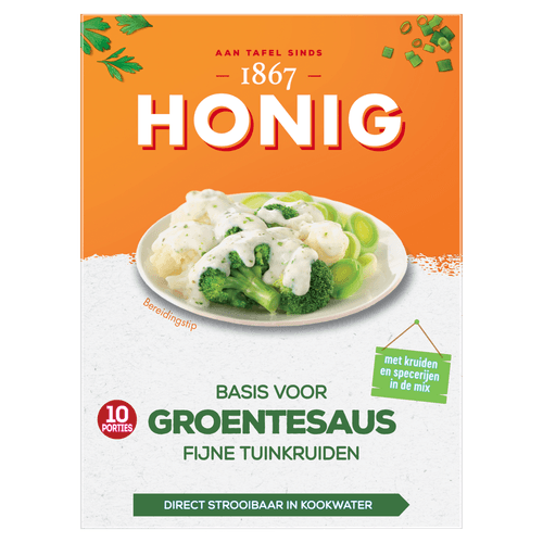 Honig Mix voor groentesaus fijne tuinkruiden