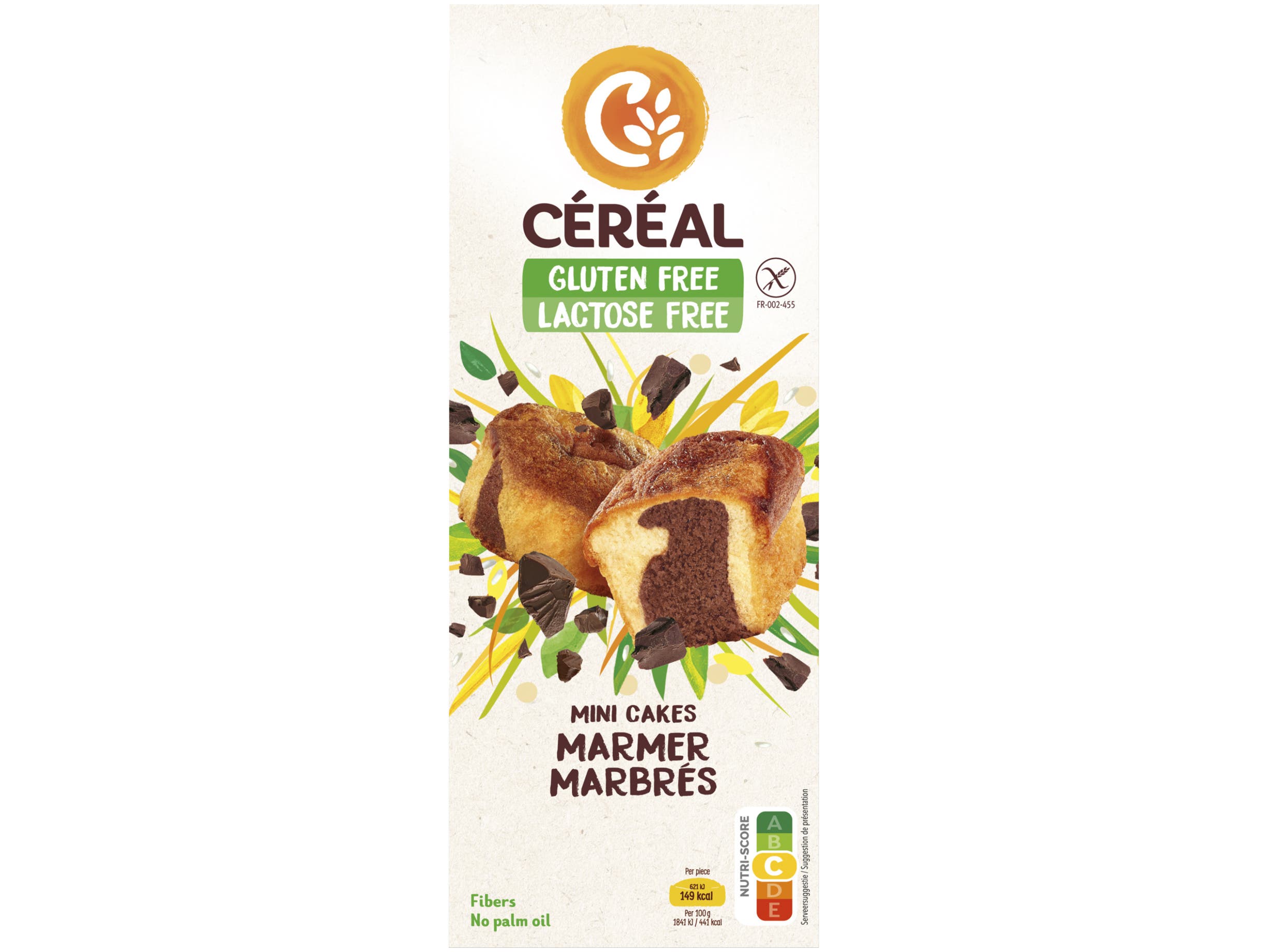 Mini cakes marmer gluten-en lactosevrij