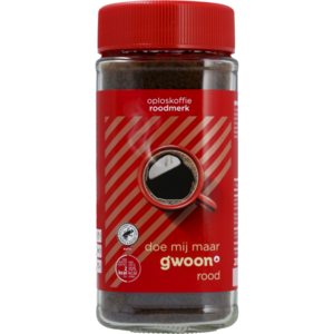 G'woon Oploskoffie Rood