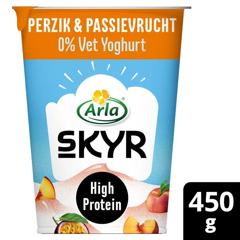 Arla Skyr peach & passionfruit 0% vet