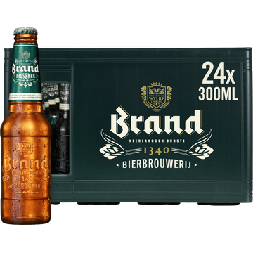 Brand Pilsener Bier Fles Krat 24 x 300ml