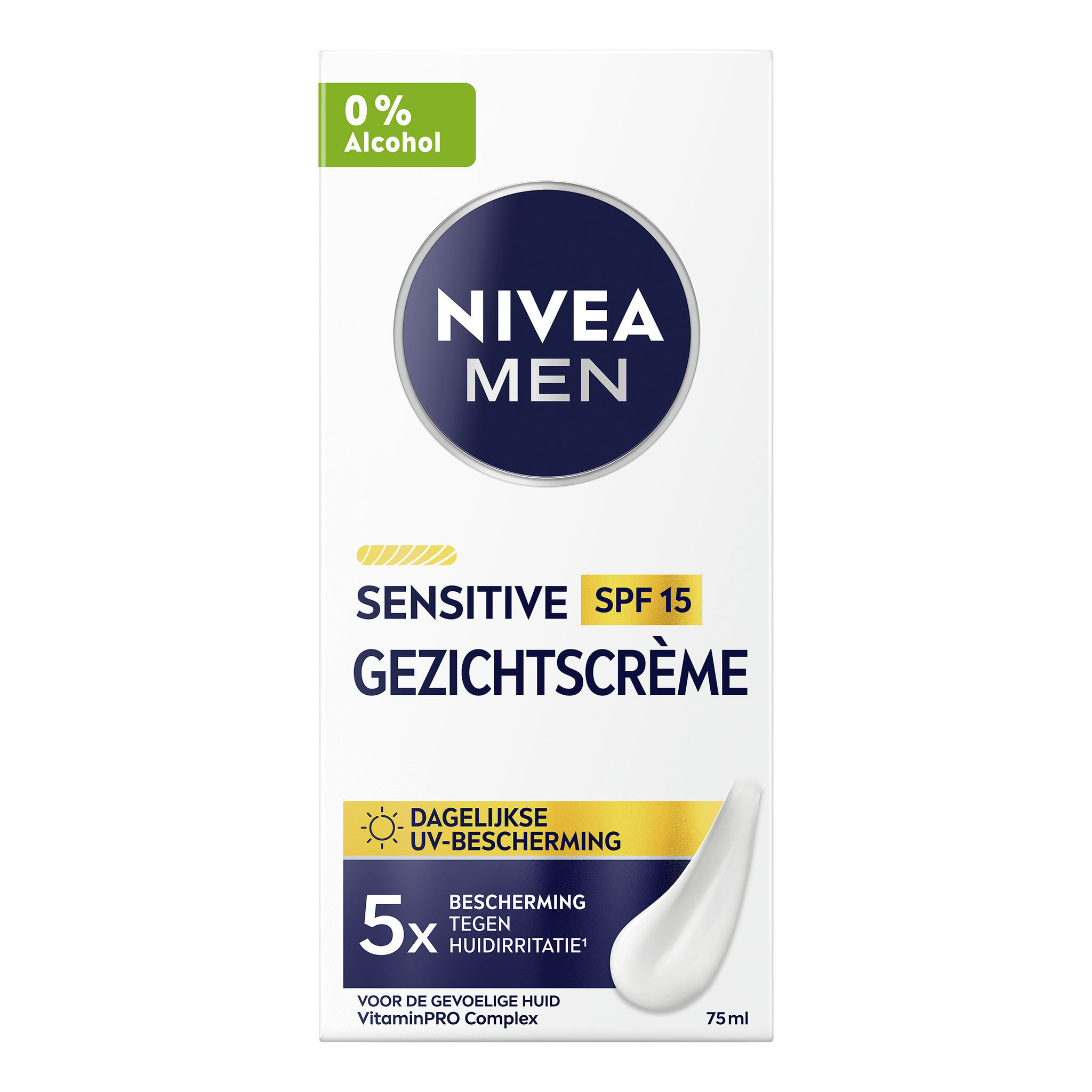 NIVEA MEN Sensitive Gezichtscrème SPF 15 75 ML