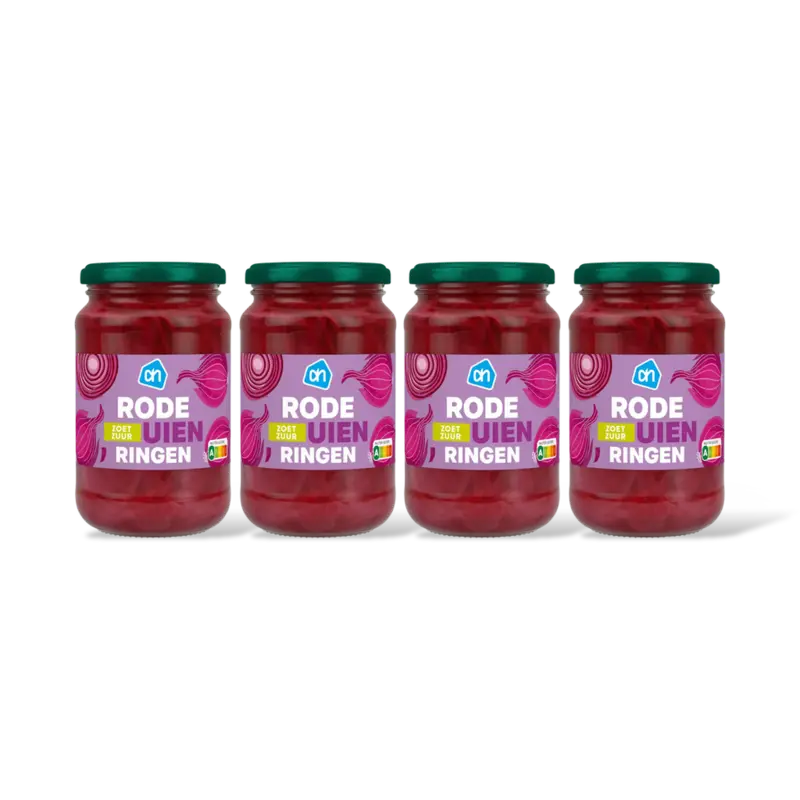 AH Rode uienringen zoetzuur 4-pack