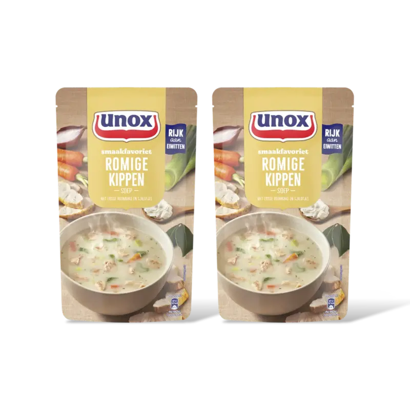 Unox Unox Romige kippensoep 2-pack
