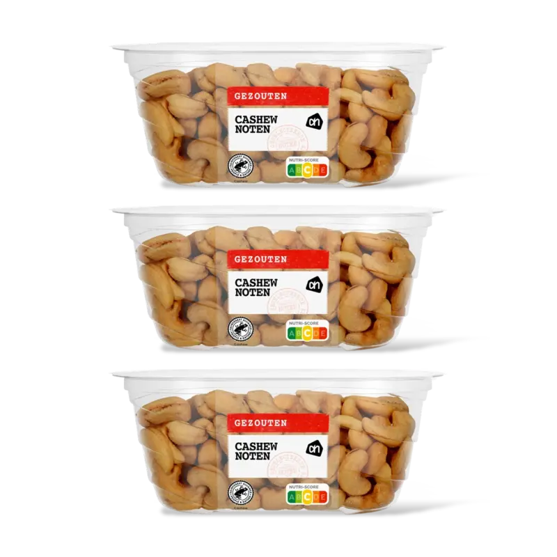 AH Cashewnoten gezouten 3-pack