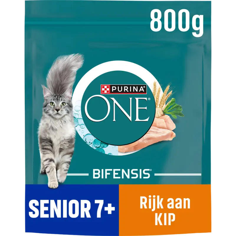 Purina ONE Senior rijk aan kip