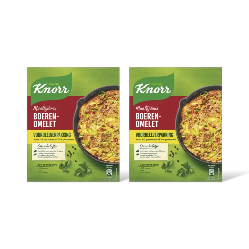 Knorr Maaltijdmix boerenomelet 2-pack