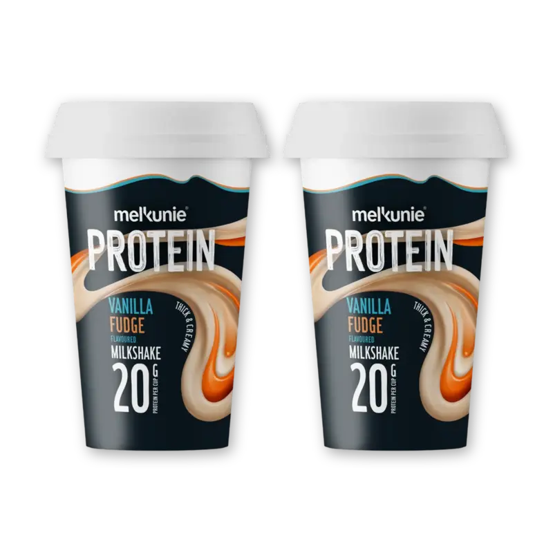Melkunie Protein milkshake vanille fudge 2-pack