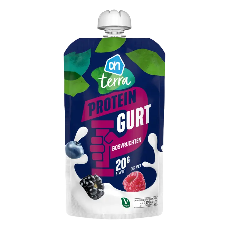 AH Terra Plantaardig protein gurt bosvruchten