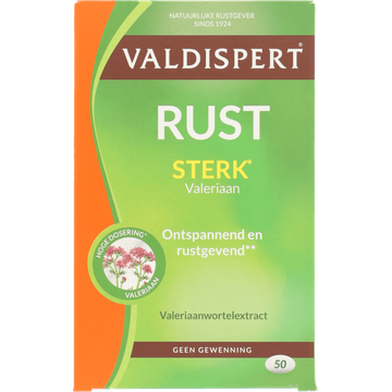 Valdispert Rust extra sterk dragees, 50 stuks