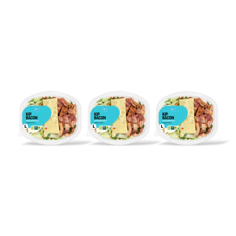 AH Maaltijdsalade kip bacon 3-pack