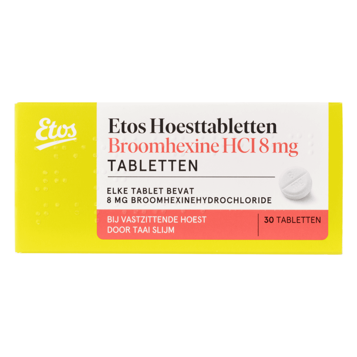 Etos Broomhexine 8 MG Tabletten 30 stuks