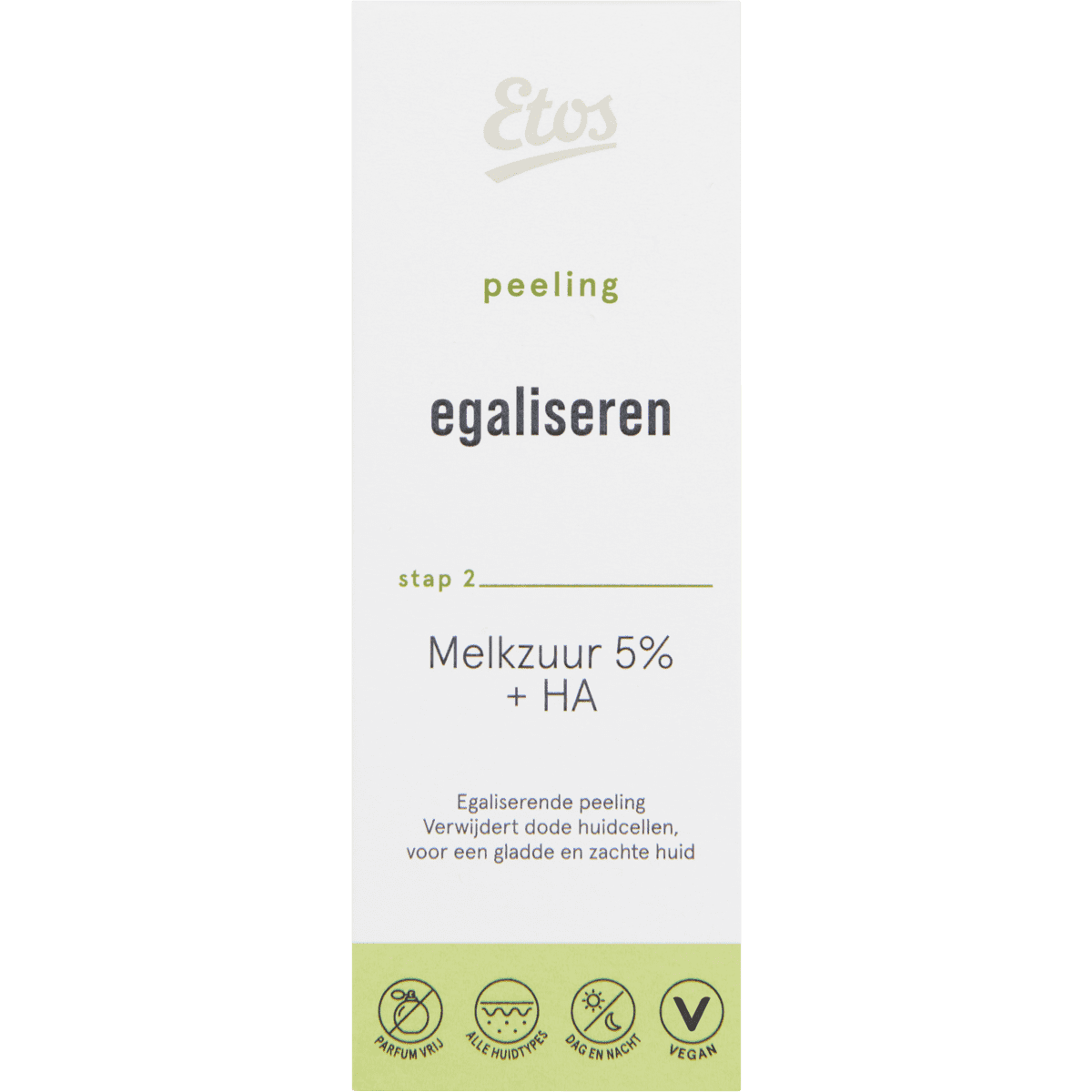 Etos Personalized Skincare Melkzuur 5% + HA Peeling Exfoliant 30 ML