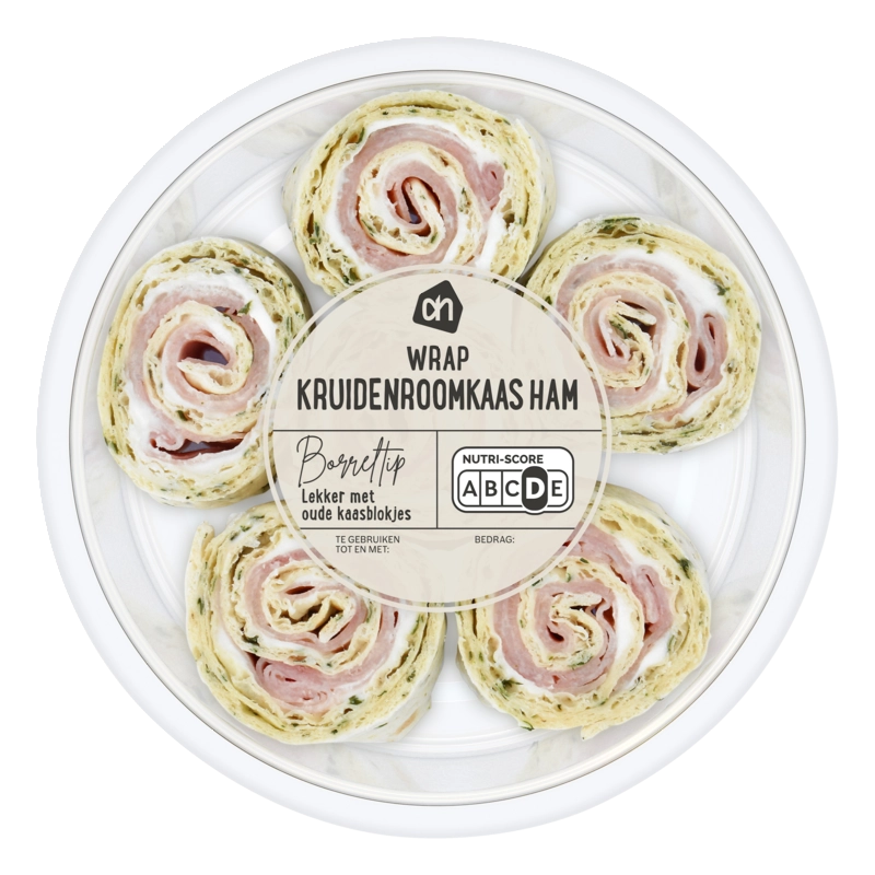 AH Wrap kruidenroomkaas ham