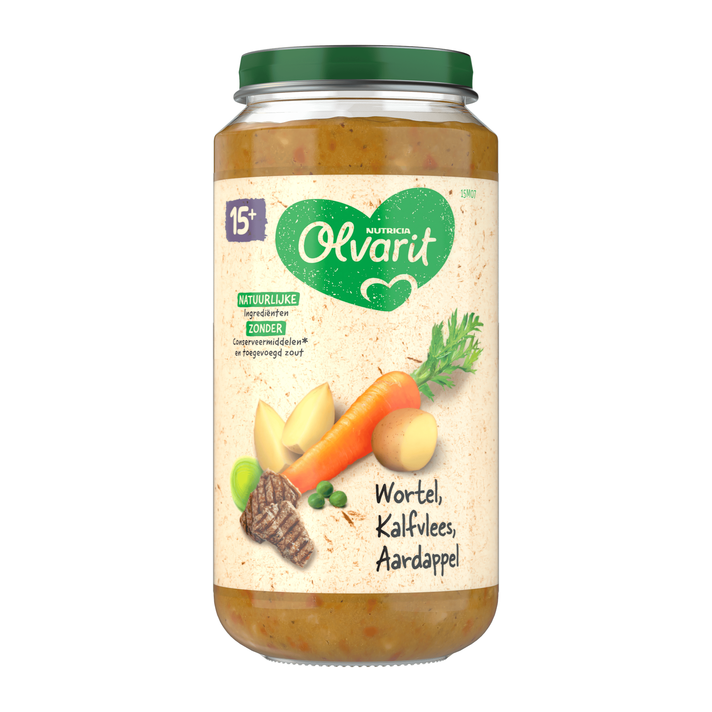 Olvarit 15+mnd Wortel Kalfsvlees Aardappel