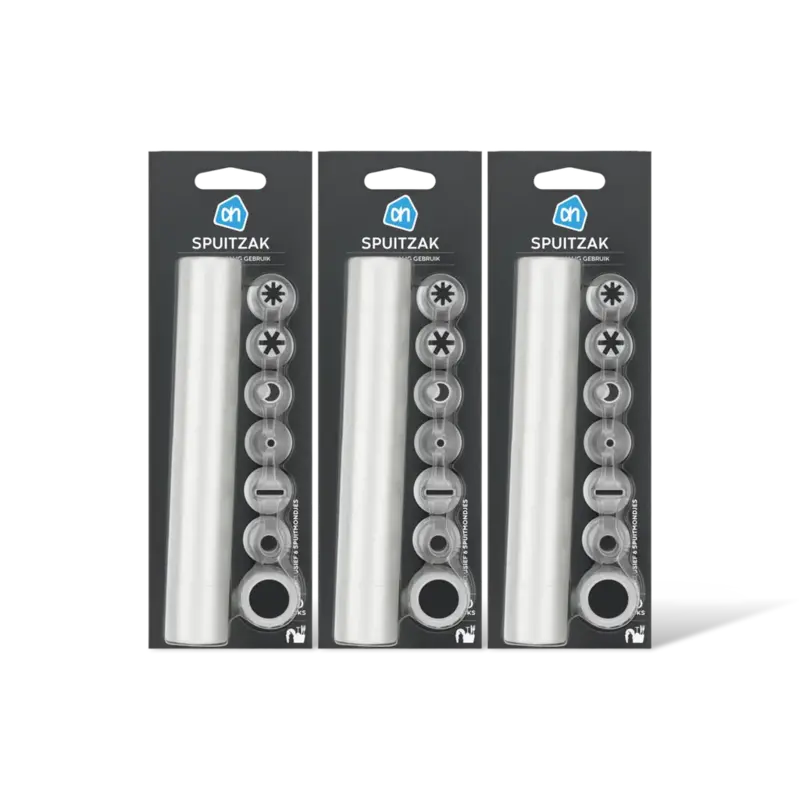 AH Spuitzakken met mondjes 3-pack