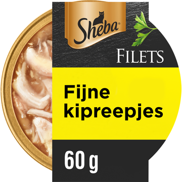Sheba Filets Kipfilet stukjes in saus kattenvoer 60 g