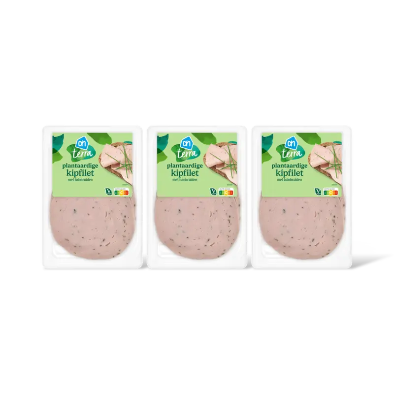 AH Terra Plantaardige kipfilet tuinkruiden 3-pack