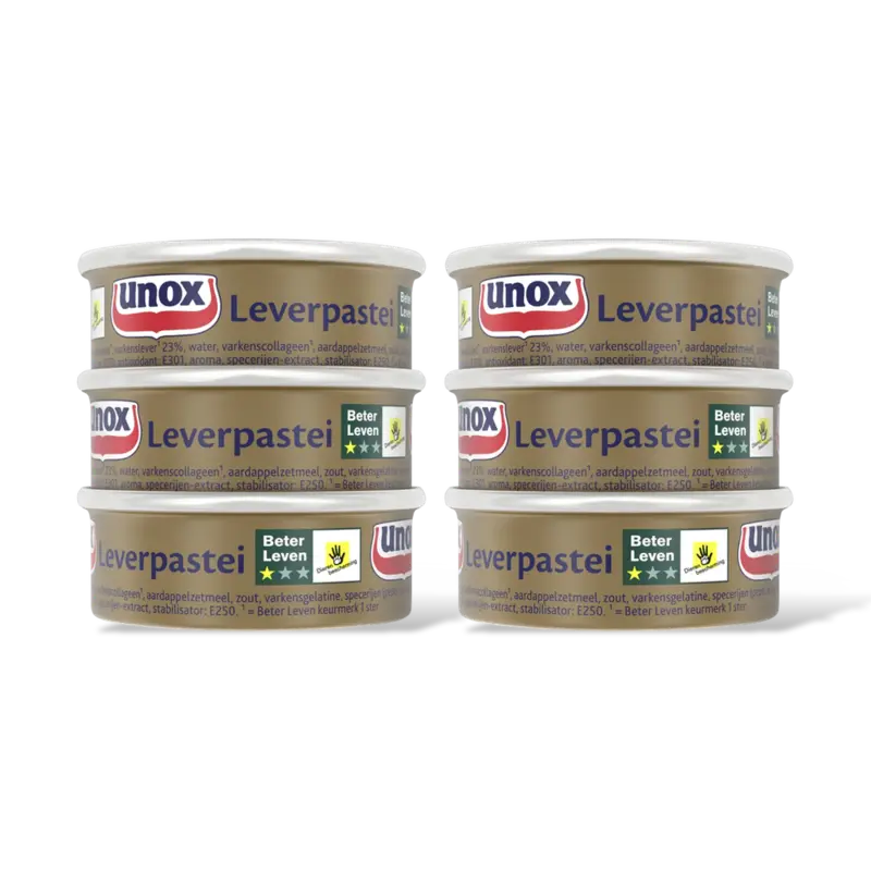Unox Leverpastei 6-pack