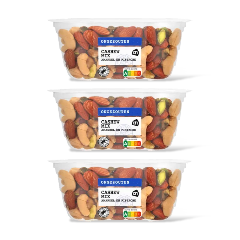 AH Cashewmix ongezouten 3-pack