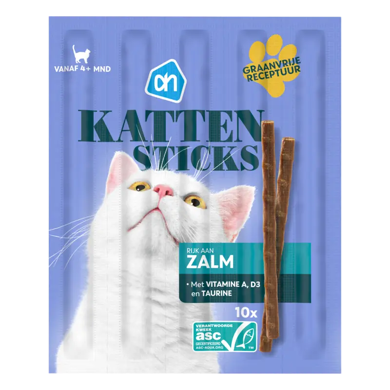 AH Kattensticks met zalm