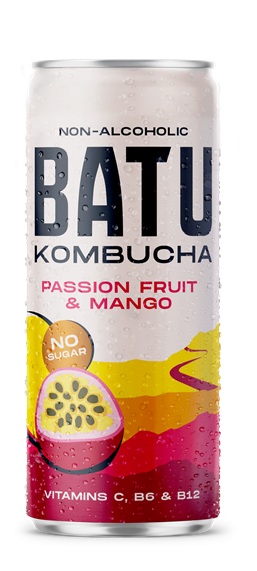 Batu Kombucha Passion Fruit & Mango