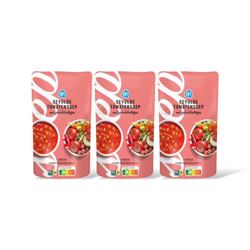 AH Gevulde tomatensoep gehaktballetjes 3pck