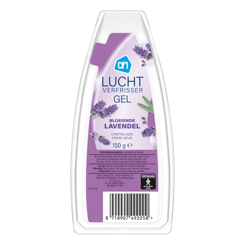 AH Luchtverfrisser gel bloeiende lavendel