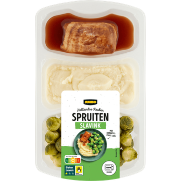 Jumbo Hollandse Keuken Spruiten Slavink met Aardappelpuree & Jus 500 g