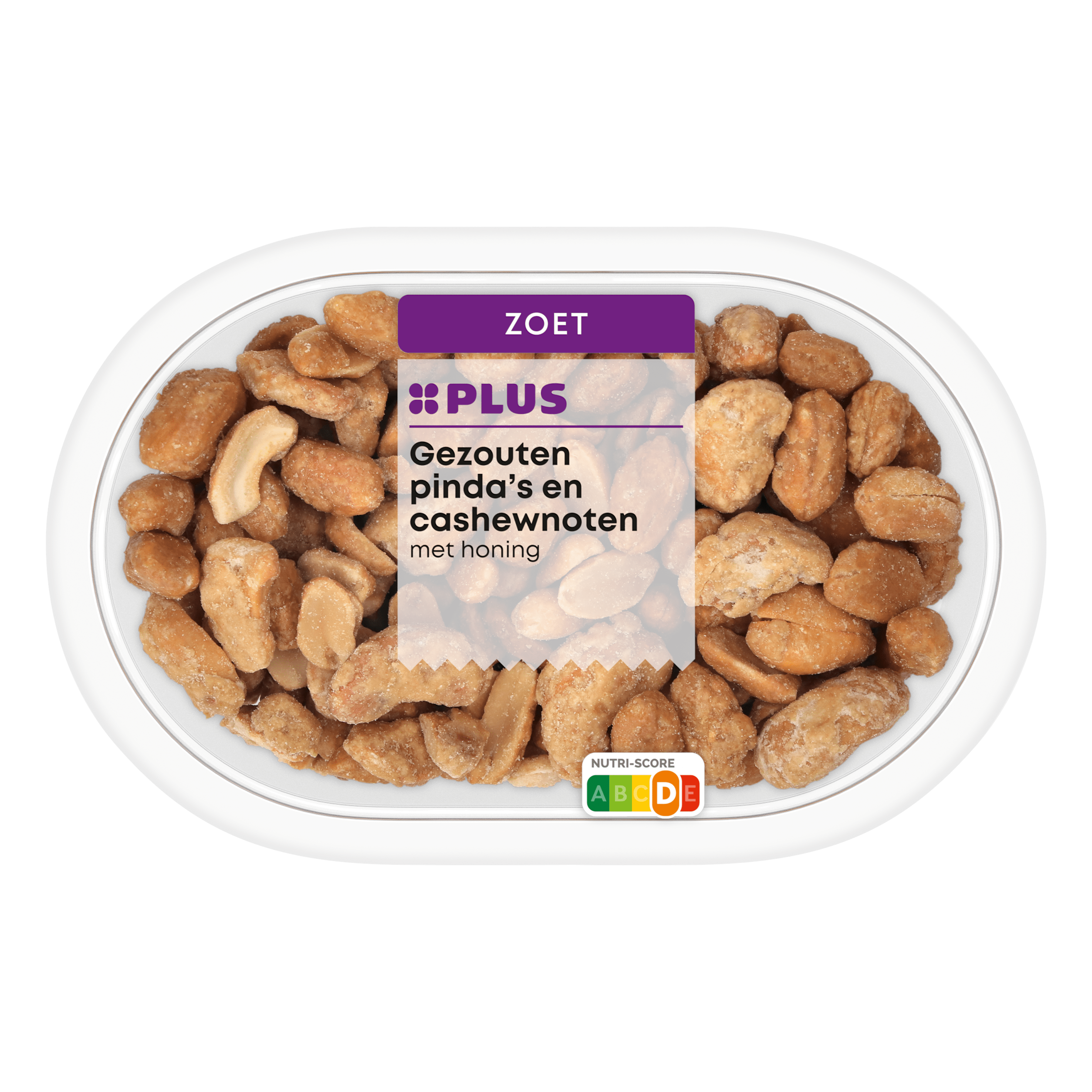 PLUS Gezouten Pinda's & Cashew met honing