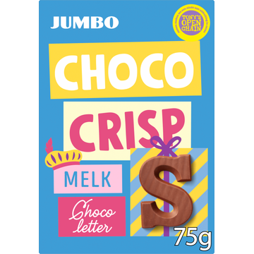 Jumbo Choco Crisp Melk Chocoletter S 75 g