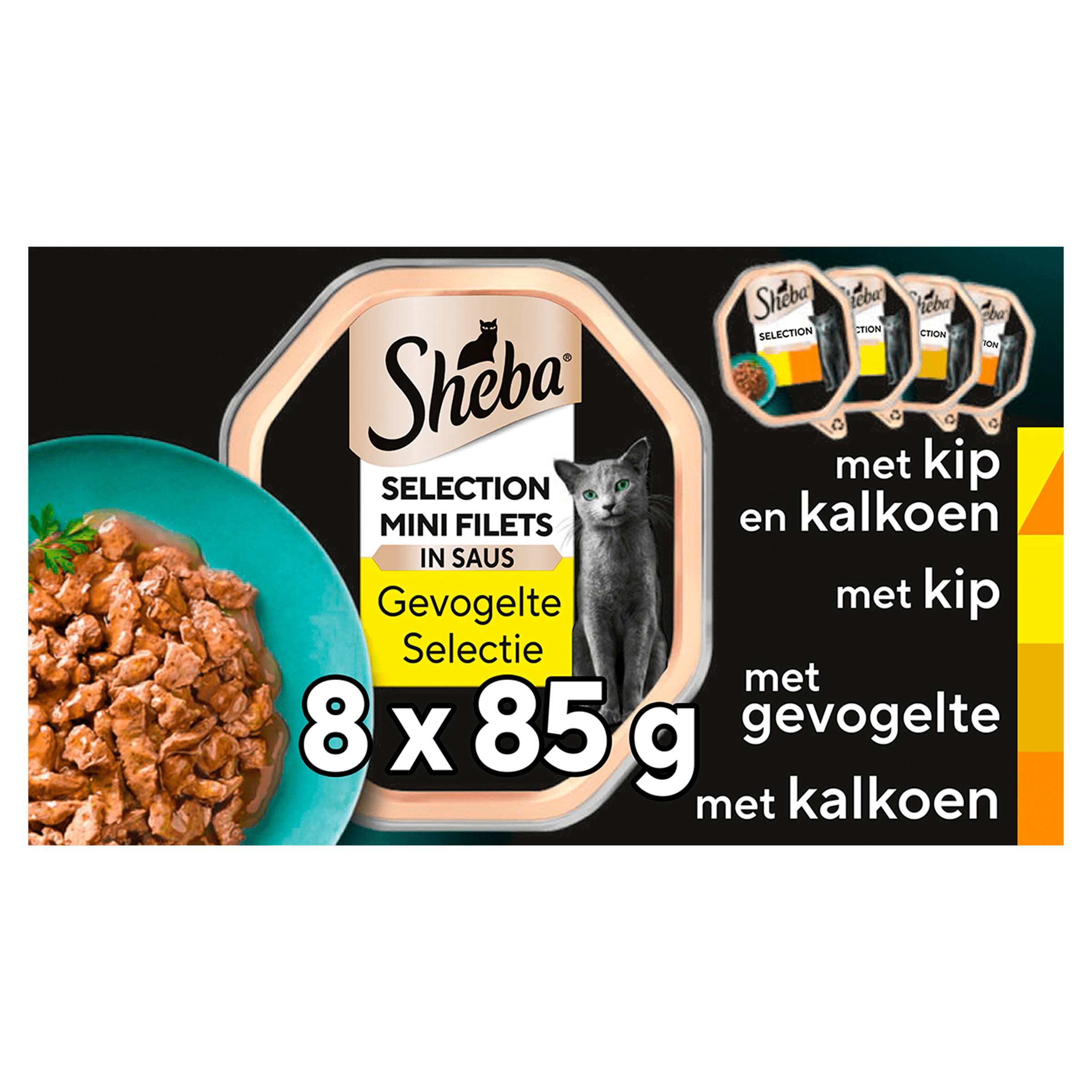 Sheba Mini Filets Gevogelte in Saus