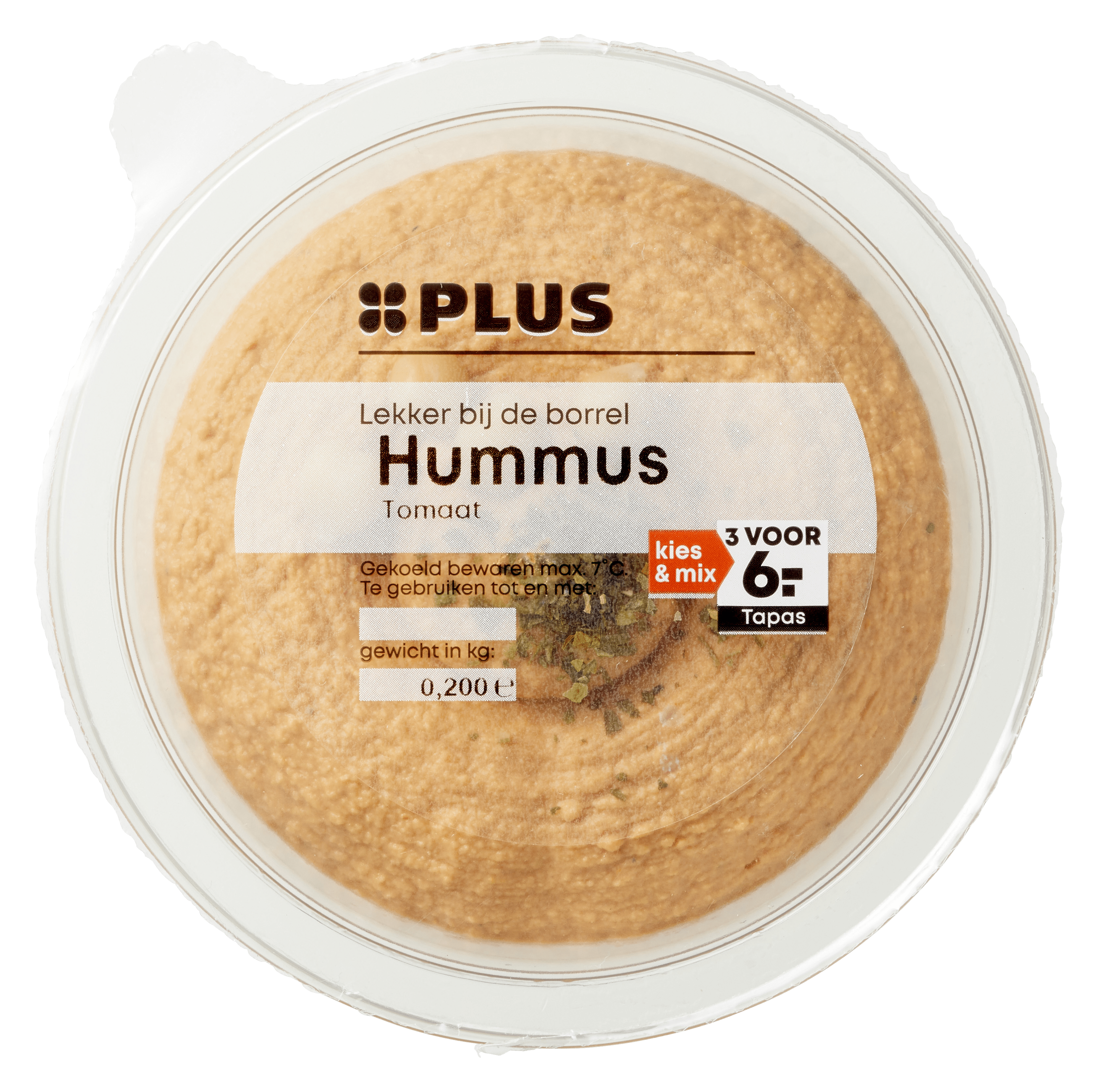 PLUS Hummus tomaat