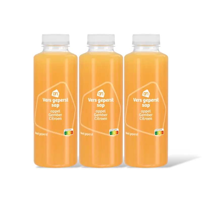 AH Vers geperst sap appel gember citron 3pk