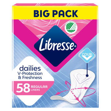 Libresse Inleg Regular Bigpack 58 Stuks