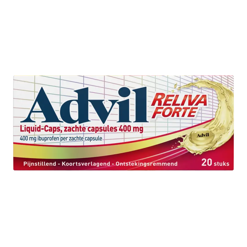 Advil Reliva forte 400mg ibuprofen capsule