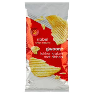 G'woon Ribbelchips Naturel