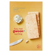 g'woon crackers lucht naturel