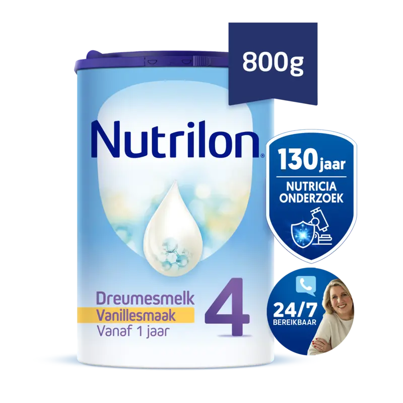 Nutrilon 4 dreumesmelk vanille 1+ jaar